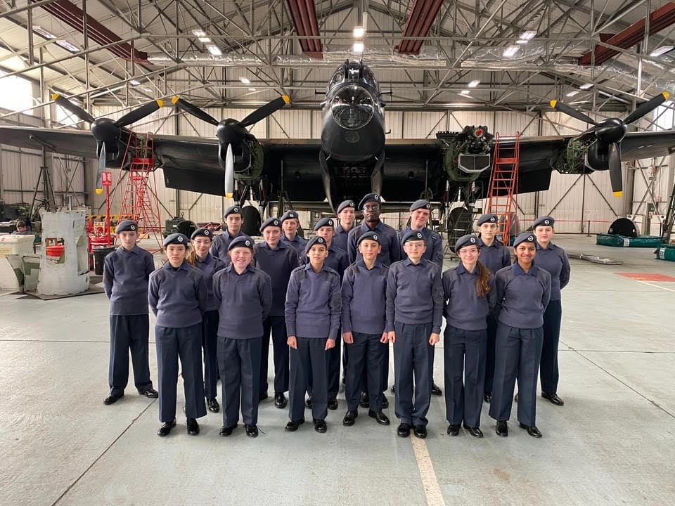 104 Cadets at RAF Coningsby BBMF
