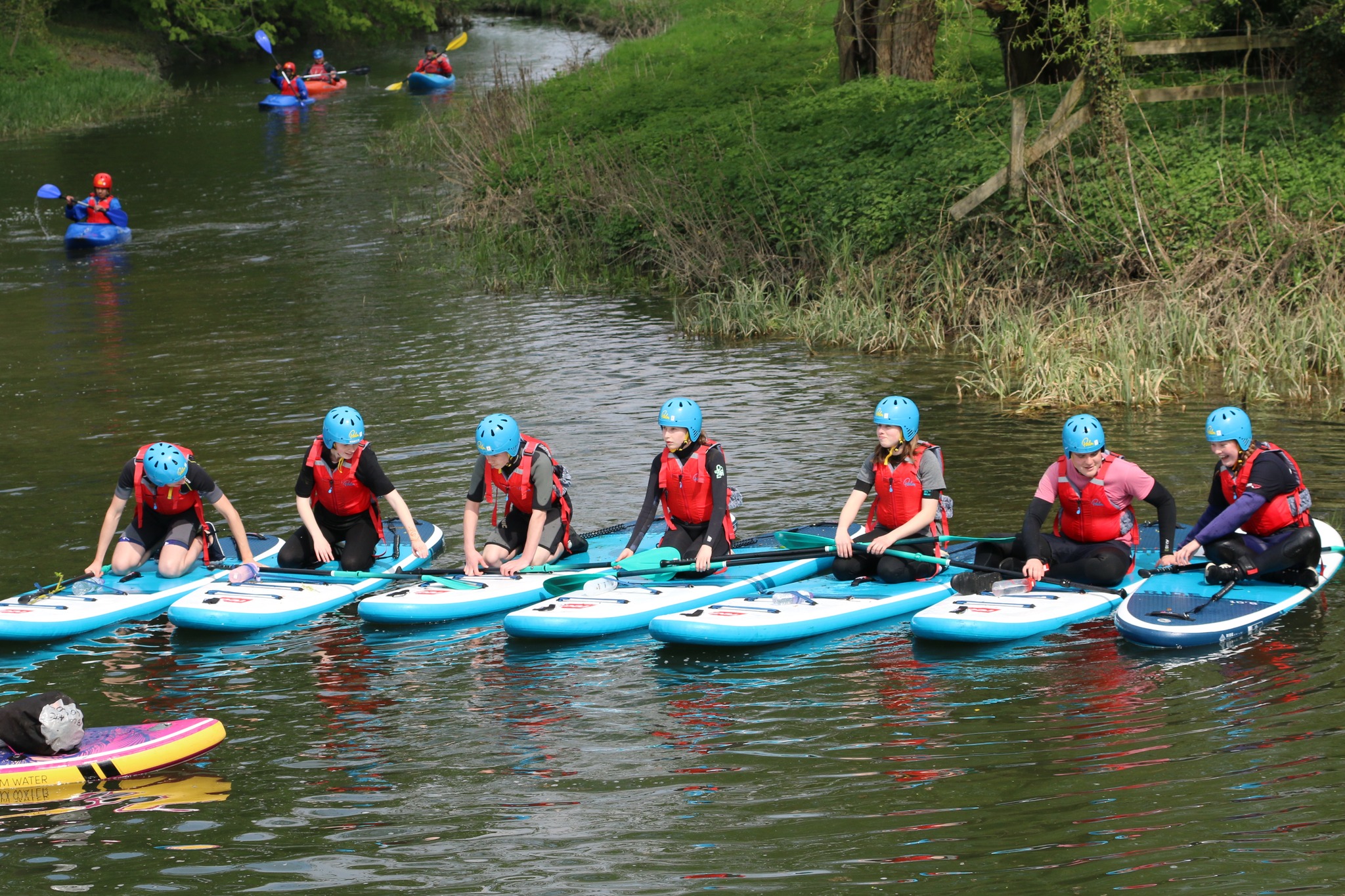 104 Squadron Cadets Paddleboarding and Kayaking